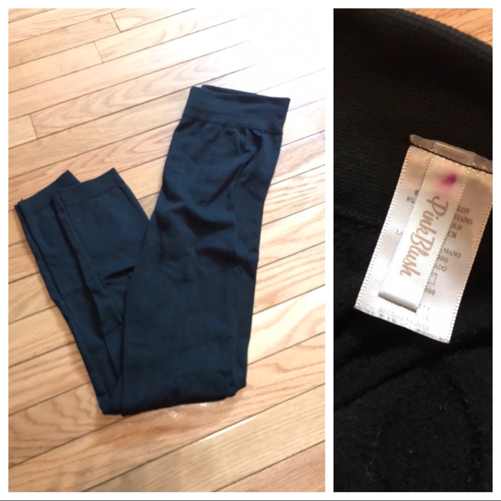 Pink blush maternity leggings